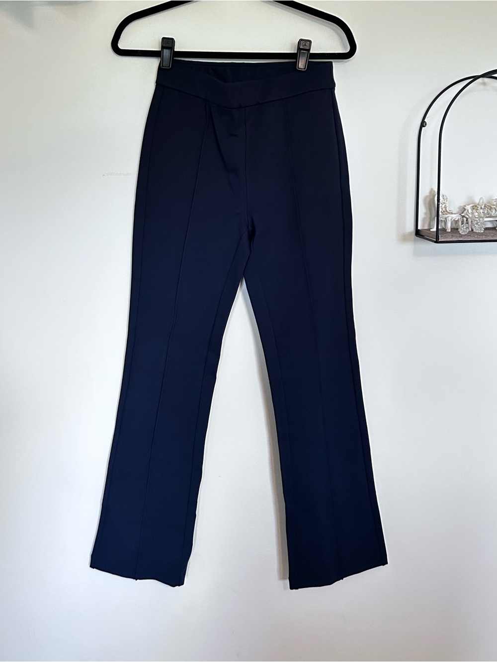 NWT J.Crew Factory Tall Navy Pull On Bootcut Pants Size 2T‎
